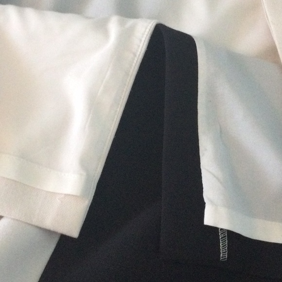 Ann Taylor Color Block Black & White Sheath  Dress - Picture 10 of 12